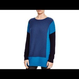 Vince Colorblock Intarsia Crewneck Sweater XS